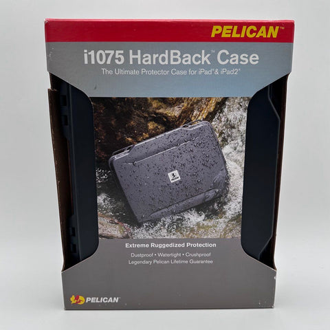 Pelican i1075 HardBack Case for iPad and Tablets Watertight Rugged Black