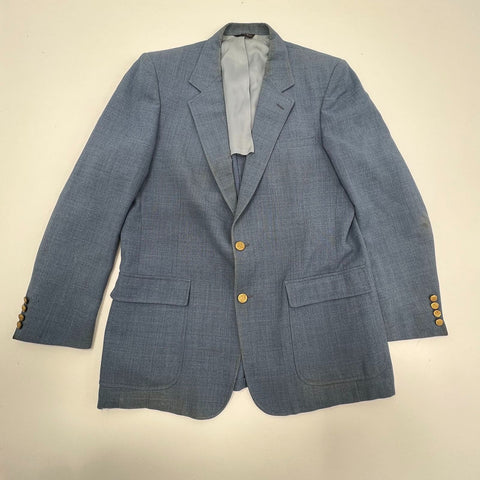Vintage 70s Beaconsfield Double Breasted Blazer Sport Coat Union Made USA Sz 44