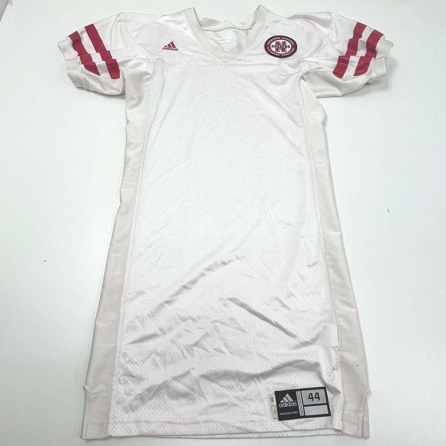 Adidas Nebraska Huskers Football Jersey Dress White Women's 44 Medium?