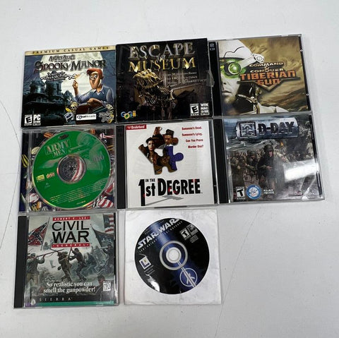 Battlefield 1942 Command & Conquer Civilization PC CD-ROM DVD 14 Game Lot