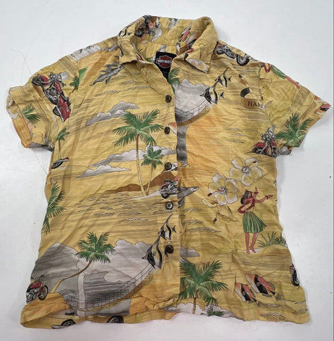 Harley Davidson Kids 5pc Lot Hat Hawaiian Shirt Pullover Shorts 24M-4T