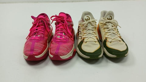 Nike Air Zoom GT Jump 2 & Adidas Mahomes 1 Impact FLX Training Shoes Men Size 9
