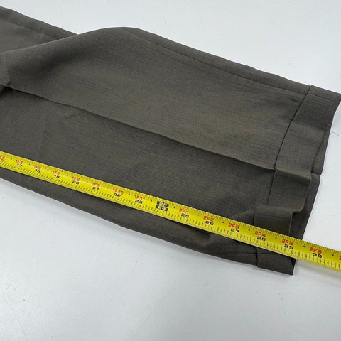 Vintage 90s Joseph Abboud Double Breasted Pleated Cuffed Wool Suit Sz 42