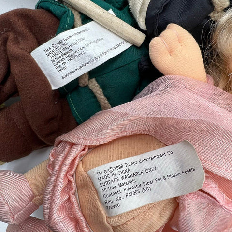 Wizard of Oz Doll Lot Vintage 1998 Trevco Scarecrow Glinda & Madame Alexander