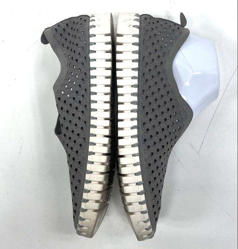 Ilse Jacobsen Tulip Perforated Slip On Loafers Grey Women's Size EU 39