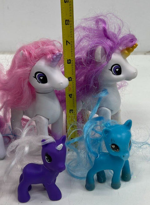 My Little Pony G1 G4 Generation Figure Lot of 7 Hasbro Toys Wings Accessories