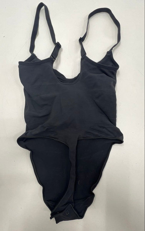 Skims Women's Black Sculpting Thong Bodysuit Lot of 3 Adjustable Straps Sz M