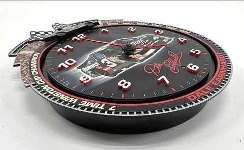 Dale Earnhardt #3 Racing Wall Clock 7 Time Champion 13" Vintage 2000 Goodwrench