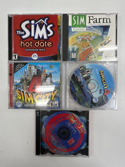 The Sims 4 3 SimCity PC Game Lot 13 Games Starter Pack Expansion EA Maxis