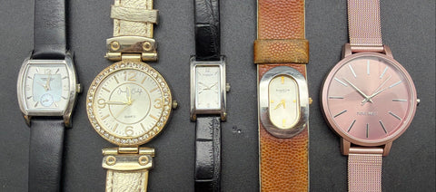 Kenneth Cole Nine West Jessica Carlyle Ladies Fashion Wristwatch Lot of 5