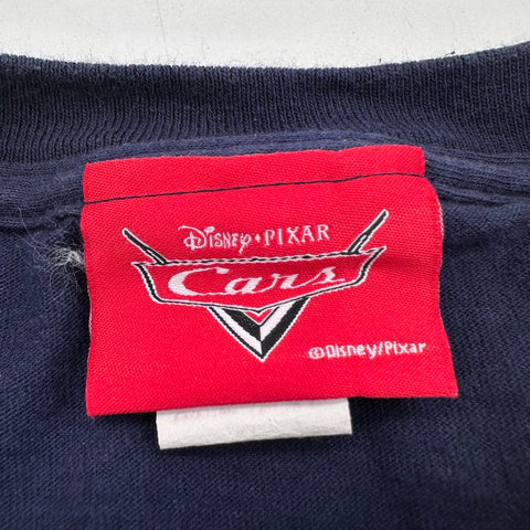 Vintage Y2K Disney Pixar Cars Lightning McQueen Long Sleeve Tee Sz Kids XL