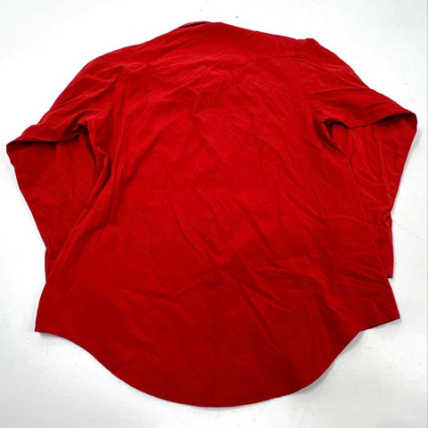 Vintage 80s Rockmount Ranch Wear Pearl Snap Western Shirt Red 16-32 USA