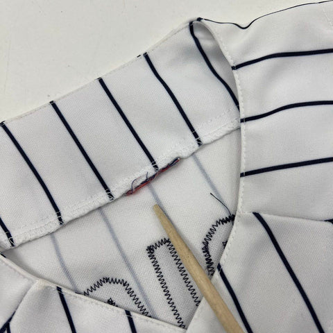 Majestic Mens NY Yankees Rodriguez #13 Pinstripe Baseball Jersey Sz 19" Pit