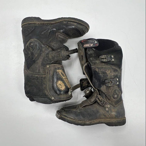 Sidi Mini Force Black Motocross MX Boots Youth Size 7