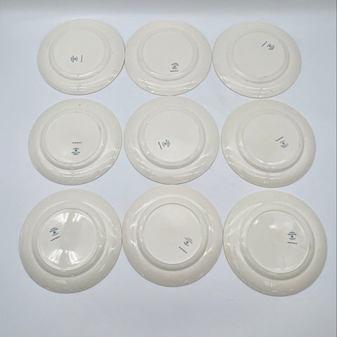 Johnson Bros The Blackwood Pareek Plates Set 9 Piece England Vintage 9"