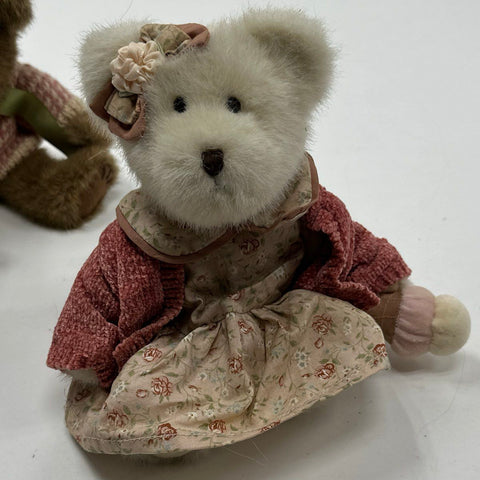 Boyds Bears & Friends Plush Lot Mixed Bears and Bunnies 5 Pieces Vintage