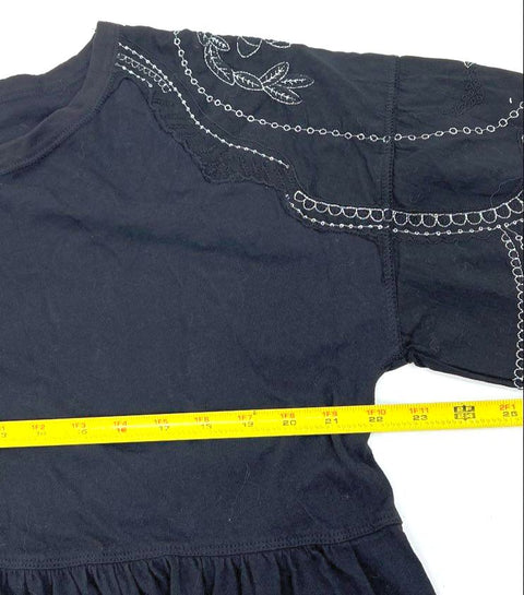 Free People Maeve Womens Top Blouse Lot Boho Embroidered Bird Print Sz M L