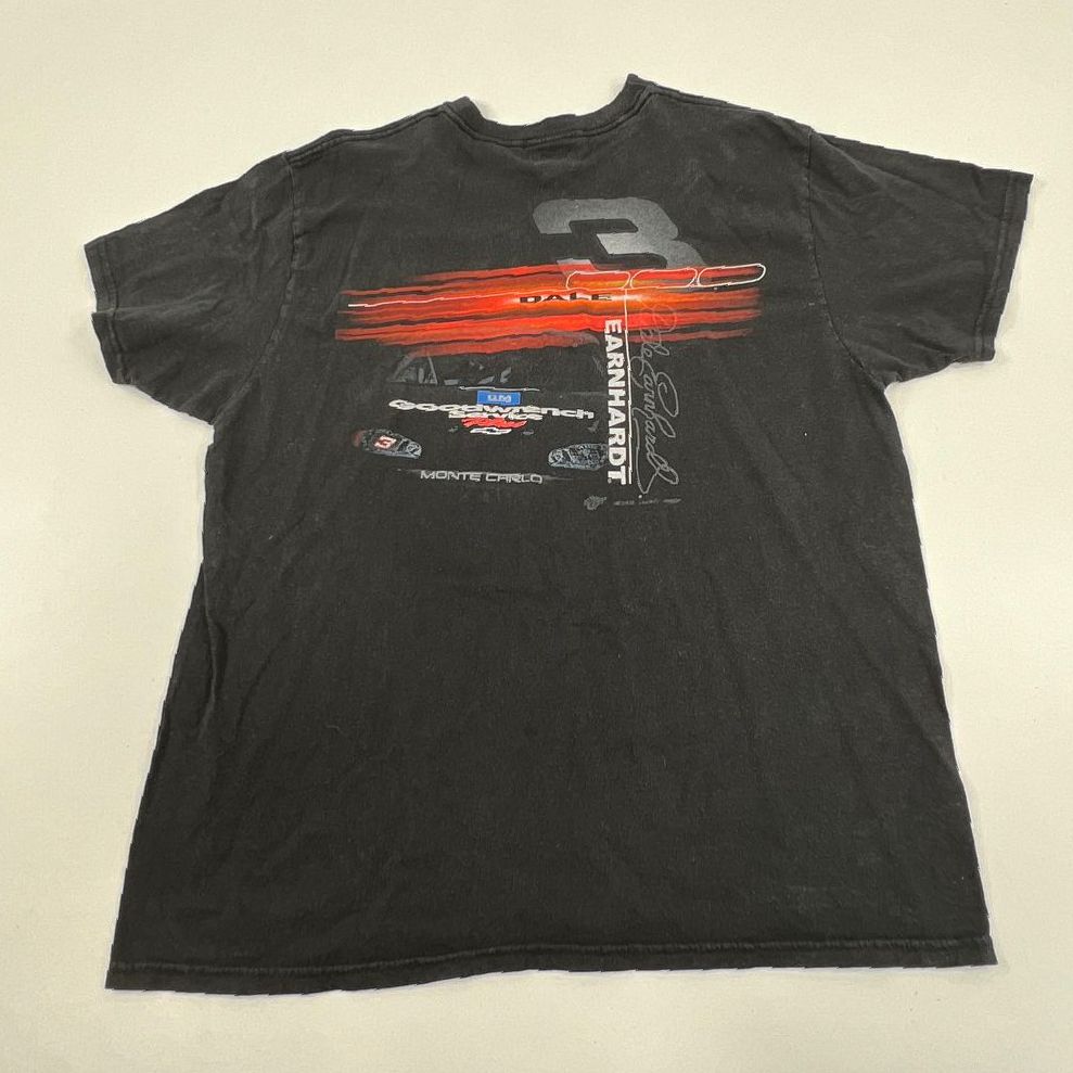 VTG Men's Winner's Circle Dale Earnhardt Jr 3 Racing Black T-shirt - Size XL