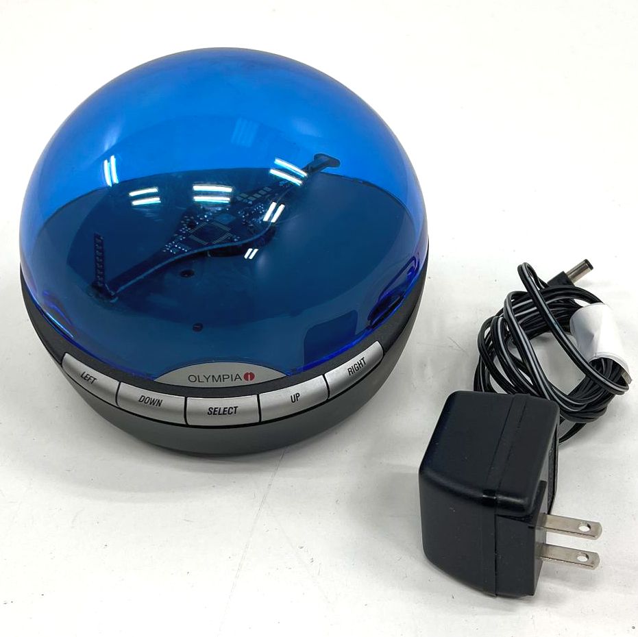Y2K Vintage Olympia NC2000-2 Projector Caller ID Display Holographic Blue