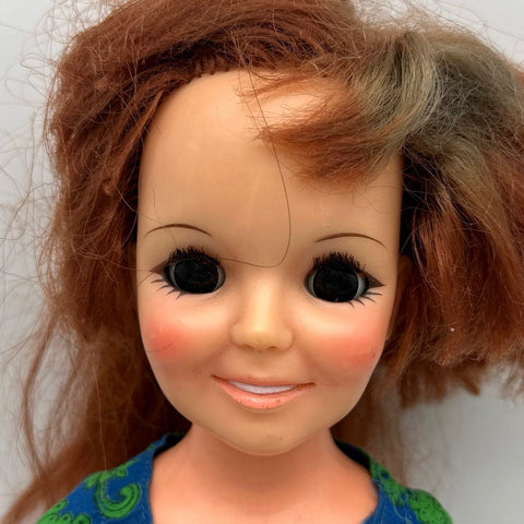 Ideal Toy Krissy Doll Vintage 1968 Vinyl 18 Inch Auburn Sleep Eyes