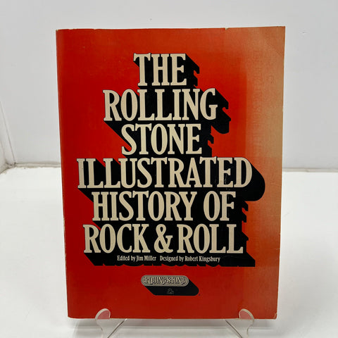 1976 Rolling Stone Illustrated History of Rock & Roll Vintage Paperback Book