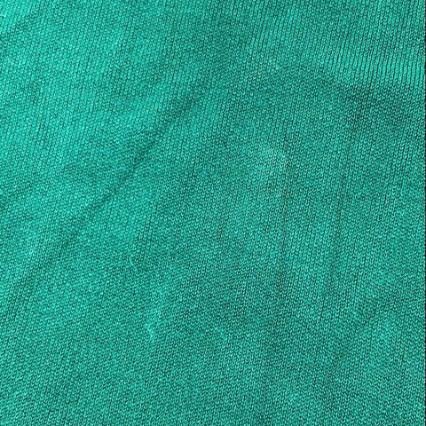 Vintage 70s Knitted Fashions Green Bentley Car Graphic Nylon Shirt Men's L