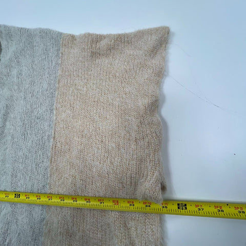 Saturday Sunday Women's Lot of 2 Cardigan Vests Multicolor Gray Fuzzy Knit O/S