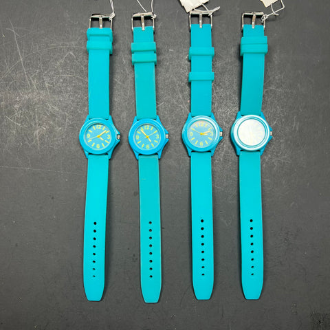NWT Lot of 4 Teal Blue Xhilaration Watches Women's 2012