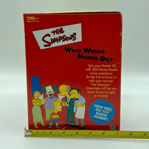 Tiger Electronics The Simpsons What Would Homer Do? Electronic Trivia Game NIB