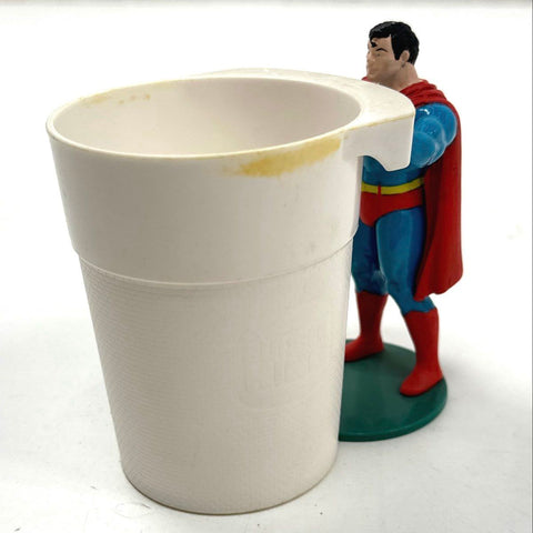 Burger King DC Super Heroes Cup Lot 4 Pieces Batman Superman Wonder Woman 2003