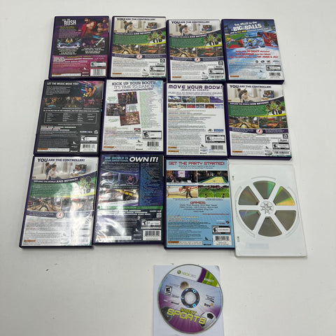Dance Central Kinect Sports Zumba Xbox 360 Kinect Game Lot 13 Games Microsoft