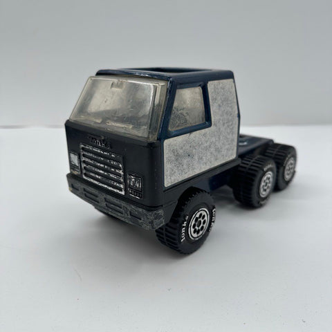 Vintage Tonka Car Carrier Truck Otto's Transport with Trailer and 2 Ramps