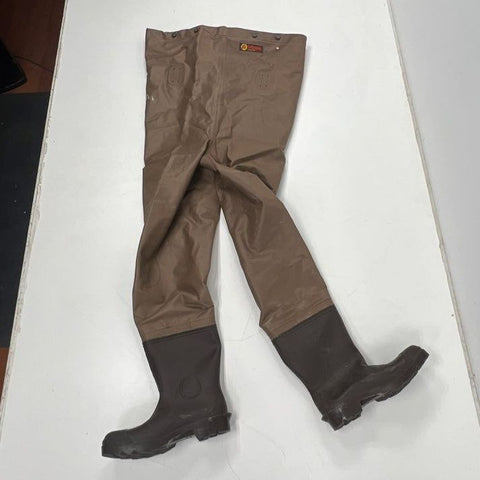 LaCrosse Duralite Waterproof Chest Waders Rubber Fishing Boots Brown