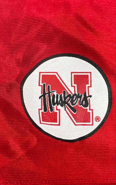 NCAA Nebraska Huskers Football Jersey #15 Autographed Signed Size L Red Vintage
