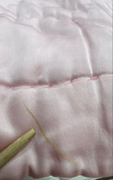 Pottery Barn Kids Girls Pink Floral Quilted Silk Blend Bedspread Sham Set