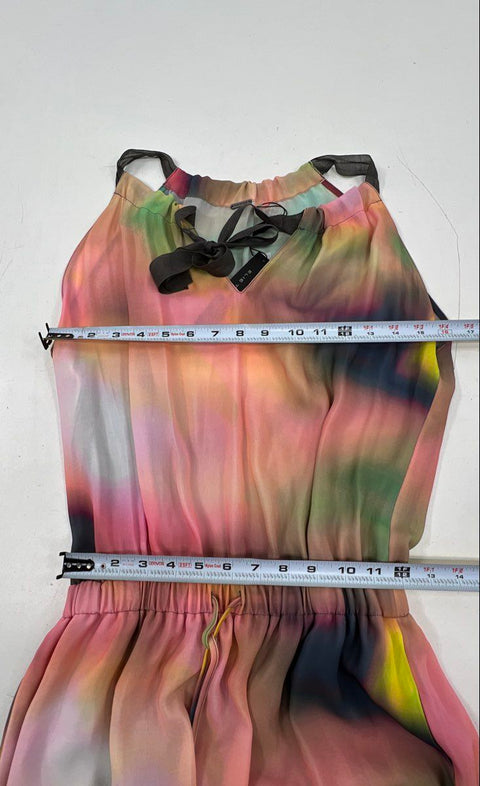 Elie Tahari Women's Multicolor Abstract Print Sleeveless Maxi Dress Sz S NWT