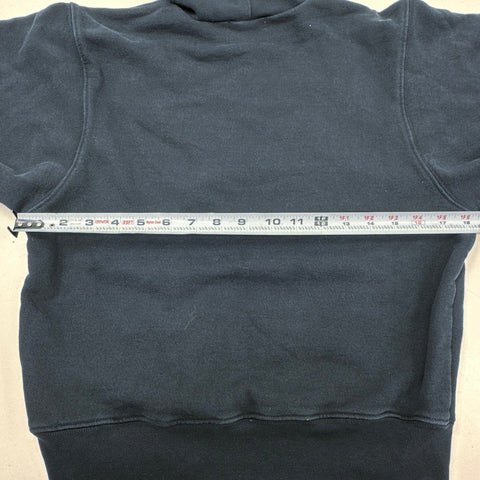 Agolde Women's Black High Neck Balloon Sleeve Turtleneck Sweatshirt Size XS