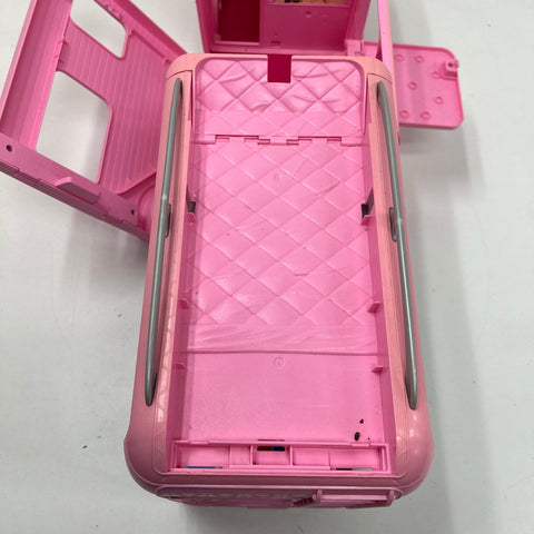 Mattel Barbie Pop-Up Camper RV Vehicle Playset Pink Expands Toy Doll House