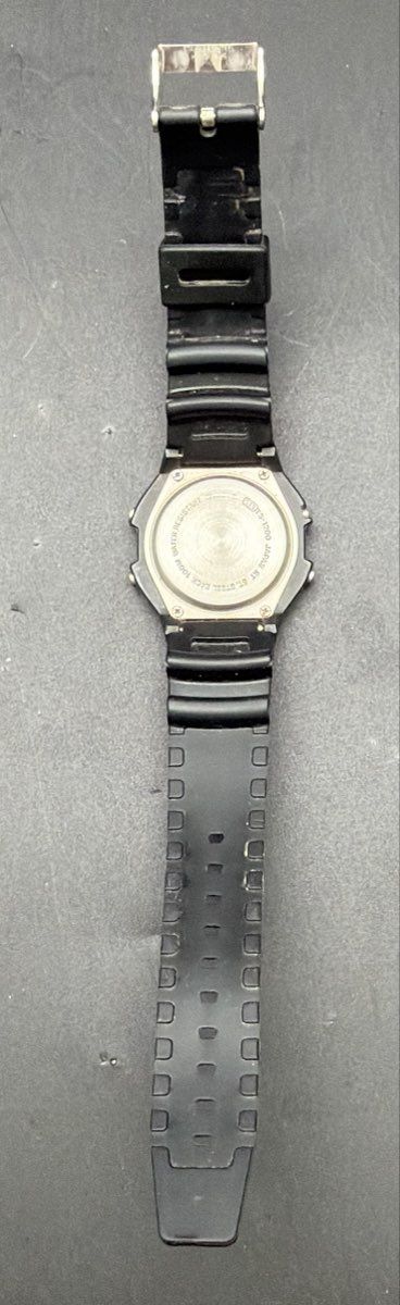 Vintage Casio TS-1200 Digital Thermometer Watch 100M Sporty
