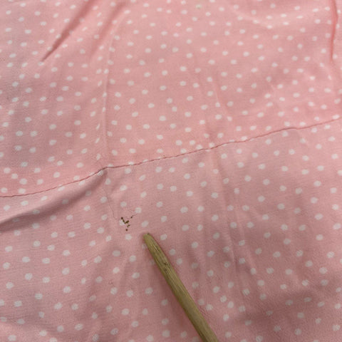 Loft NWT Pink Polka Dot Ruffle Strap Side Slit Midi Dress Sz 10P