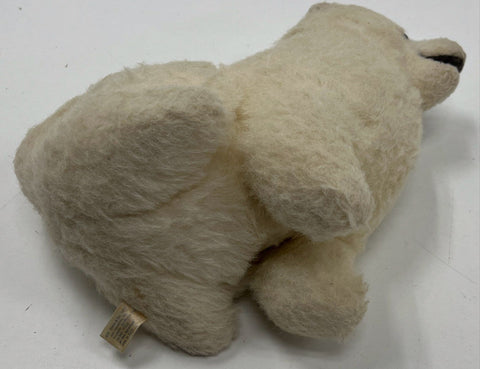 Vintage 1977 R. Dakin Pillow Pets White Plush Dog Samoyed Puppy 13 Inch Tagged