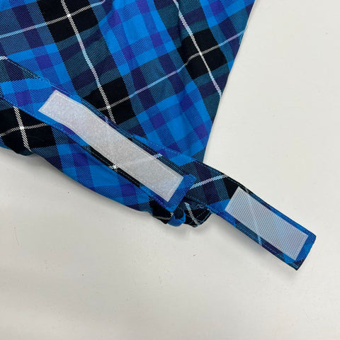 Royal & Awesome Men's Blue Plaid Golf Knickers Cropped Tartan Pants Size 36