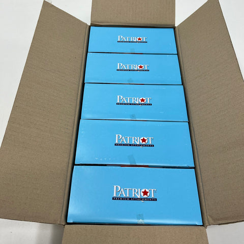 Patriot Case of 10 Boxes 1" Regular Tagging Gun Fasteners 50,000 Count Total