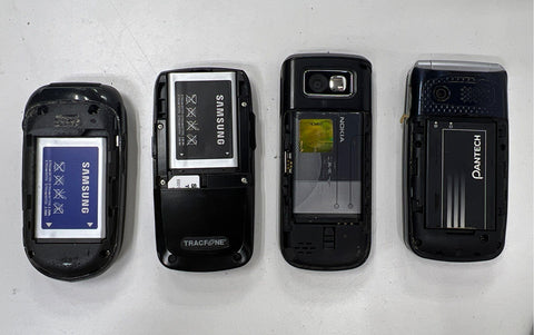 Mixed Brand Flip Phone Lot 19 Piece Samsung LG Motorola Nokia 4lb Bag Untested