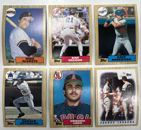 Baseball Card Lot 1987 & 1992 Topps 7 Lbs Mixed Set Boxes See Photos