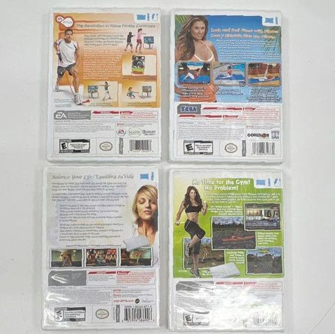EA Sports Active Jillian Michaels 4 Nintendo Wii Game Lot CIB Fitness 2000s