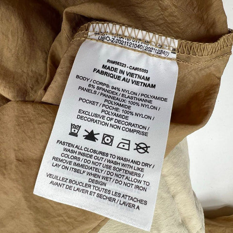 Nike Sportswear Repel Legacy Anorak Jacket Tan Beige Packable Pullover Men's XS