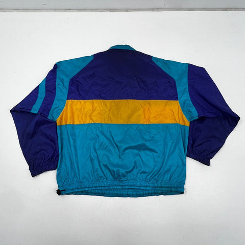 Vintage 90s Nike Flight Anorak Windbreaker Jacket Colorblock Pullover Sz XL