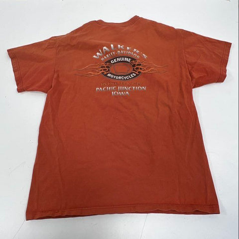 Lot 2 Vintage Y2K Harley-Davidson T-Shirt Sturgis Iowa USA Made Double Stitch L