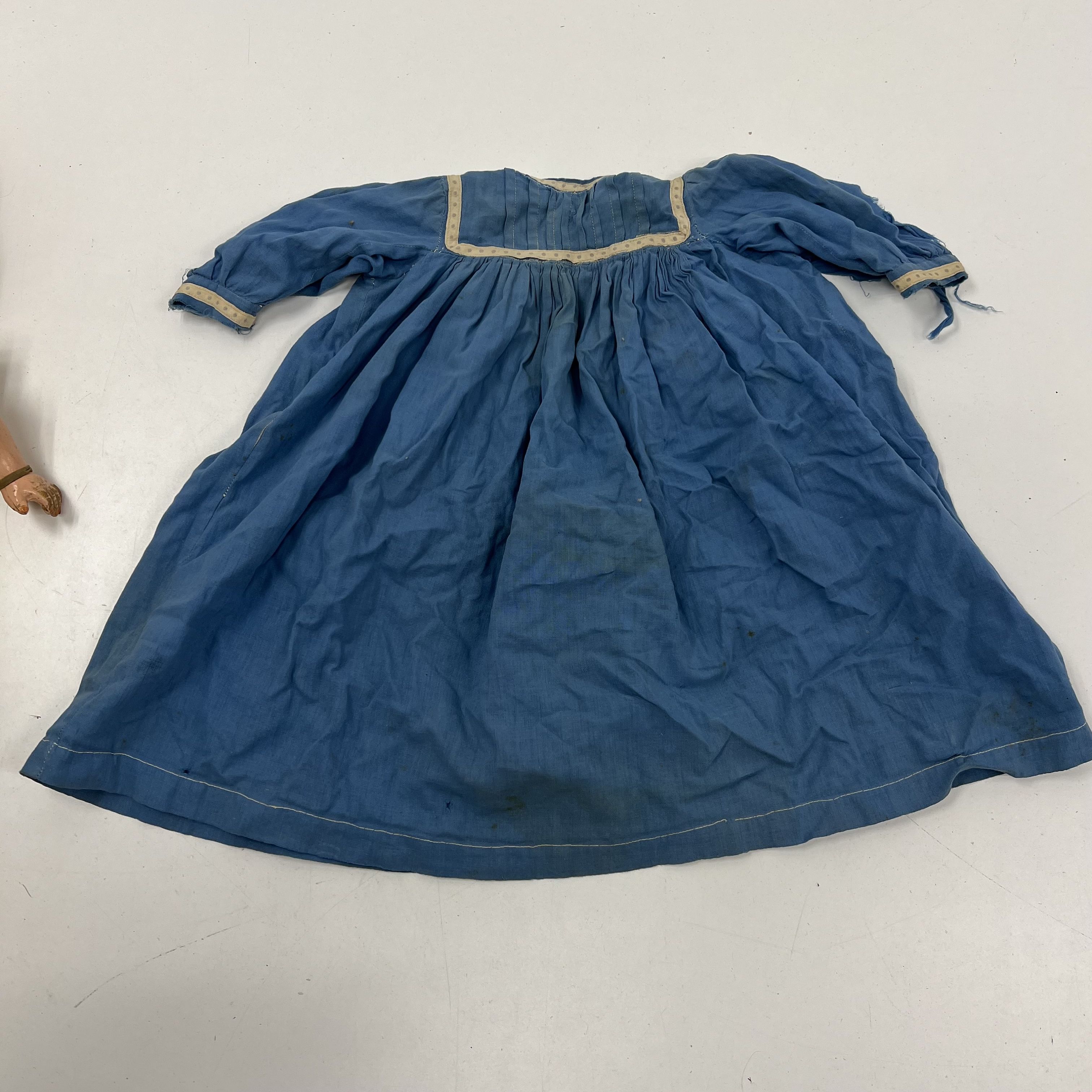 Vintage 1930s K&K Toy Co Hug Me 22" Composition Baby Doll Sleep Eyes Crazing